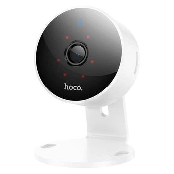 Камера видеонаблюдения IP Wi-Fi camera видео няня, беби монитор HOCO D7 Indoor HD camera |4MP, 1440P| Белый