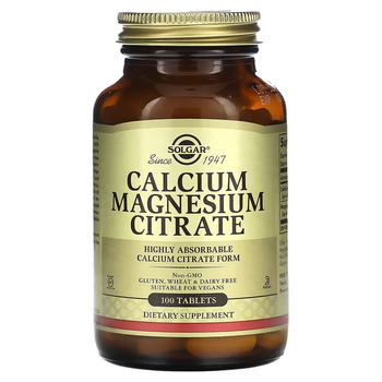 Цитрат Кальция и Магния Calcium Magnesium Citrate - 100 таблеток 033984005099