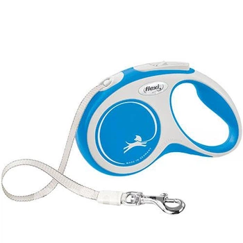 Рулетка-поводок Flexi New Comfort L лента 8м/50кг синий