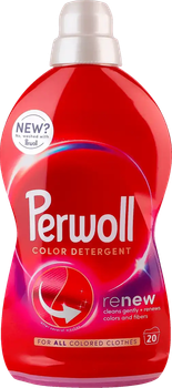 Средство для деликатной стирки Perwoll Renew Color Detergent для цветных вещей, 20 стирок, 1 л