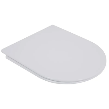 Сидіння-кришка для унітазу MIXXUS SEAT COVER BEVEL-2003 420х334х36mm дюропластове швидкознімне з мікроліфтом (MI6691)