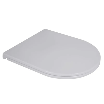 Сидіння-кришка для унітазу MIXXUS PREMIUM SEAT COVER ELLIPSE-WAVE-2001 428х361х50mm дюропластове швидкознімне з мікроліфтом (MP6610)