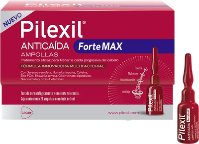 Ampułki do włosów Pilexil Forte Max 20 x 5 ml (8470002166776)