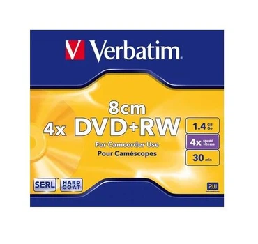 Диск Verbatim DVD+RW mini 1.4 Gb 4X Matt Silver (43564)