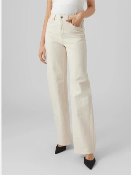Джинсы Regular Fit женские Vero Moda 10287303-139 28 Экрю (5715417682361)