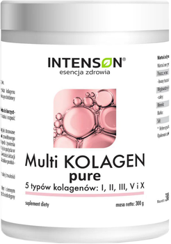 Харчова добавка Intenson Multi Kolagen Pure 5 типів колагену 300 г (5905454131834)