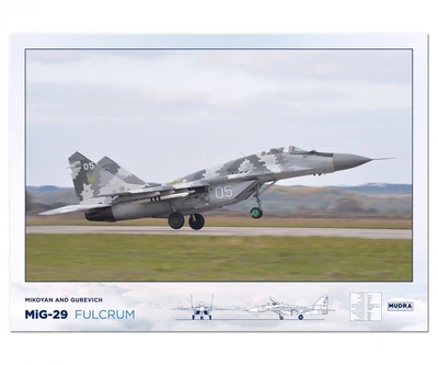 Постер CP МіГ-29, Авіація 84х60 см (179)