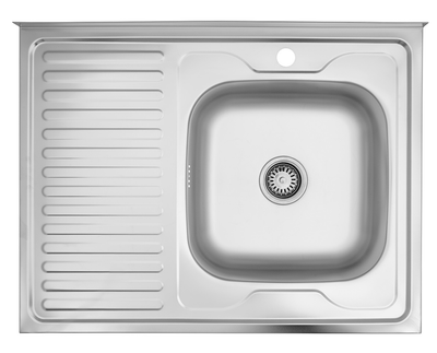 Кухонна мийка KRONER (KRP) Dekor-6080R D0.6T160