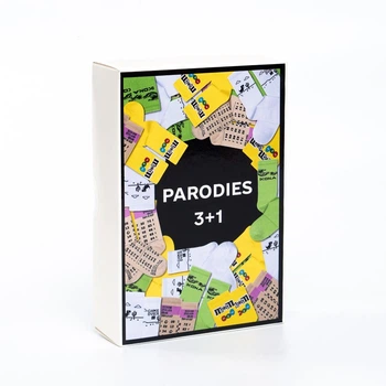 Набір шкарпеток чоловічих LIBRARIUM Parodies, 40-45, високі, 4 пари (0200004542227)