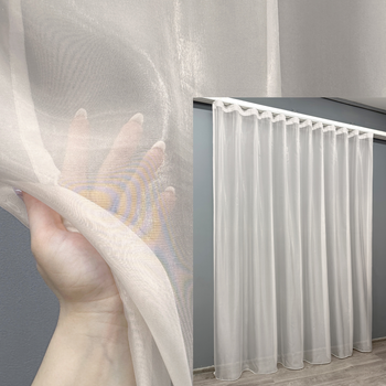 Тюль VR-Textil 001т Органза однотонна Бежевий 300х250 см (42-0494)