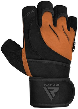 Перчатки для фитнеса RDX MICRO TAN/BLACK PLUS-M Черные (WGM-L4TN-M+)