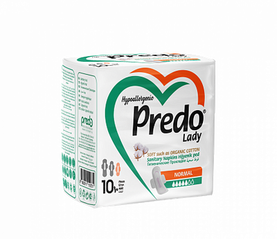 Гігієнічні прокладки dr.Clinic з крильцями Predo Lady Normal 5,10 шт