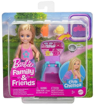 Ігровий набір Barbie Family & Friends Челсі Рюкзак з кексом JBF46 (0194735258567)