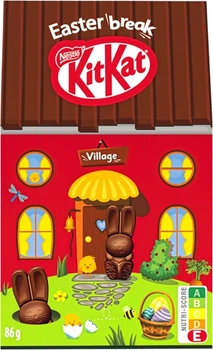 Набір цукерок з молочного шоколаду KitKat Великоднє містечко 86 г (8445291053106)