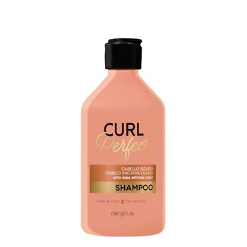 Безсульфатный шампунь Deliplus Curl Perfect с кокосовым маслом и маслом ши для волнистых и вьющихся волос, 400 мл