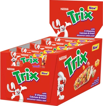 Упаковка злаковых батончиков Trix с витаминами и минеральными веществами 17 г х 16 шт (5900020045799)