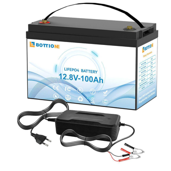 Аккумулятор LiFePo4 12.8v 100Ah литий-железо-фосфатный BMS 1280Wh BottioNe