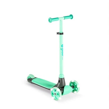 Дитячий триколісний самокат YVolution YGlider KIWI [Зелений]