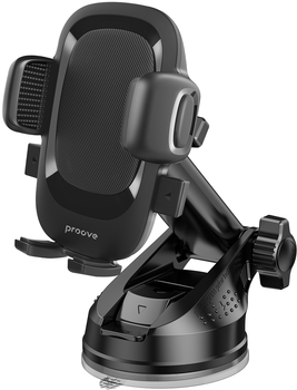 Автодержатель для телефона Proove Ellipse Suction Type Black (555450001)