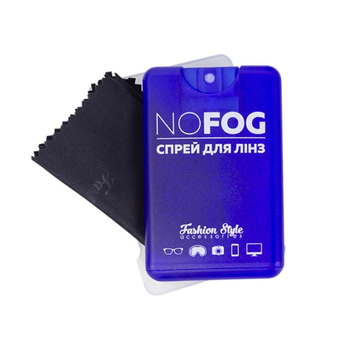 Спрей із серветкою для окулярів лінз від запотівання Fashion Style NO FOG 20 мл (S010)