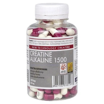 Буферизований моногідрат креатину Megabol Creatine Alkaline 1500, 120 капсул