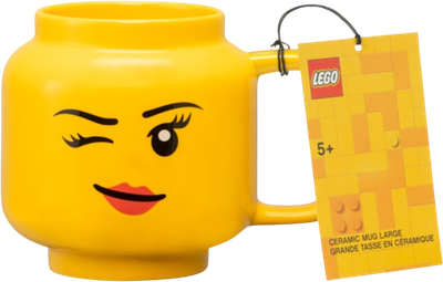 Кружка Lego Girl керамічна жовта 530 мл (5711938247621)