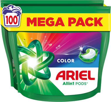Капсули для прання Ariel Pods All-in-1 Color Для кольорового 100 шт (8700216764179)