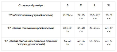 Монопанчоха компресійна Soloventex, 2 клас, 350 DEN, чоловіча, чорна, арт. 550-401/550-411/550-421, L, Лівий, Зріст 150-165