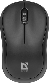 Компьютерная мышь Defender Patch MS-759, USB, оптический, 1000 DPI, 3 кнопки, 1,2 м. Black