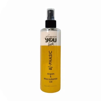 Двухфазный несмываемый кондиционер для волос You Look Professional Glamour Bi-Phasic Argan Macadamia Oil 200 мл