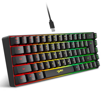 Клавиатура проводная HXSJ V200 Black