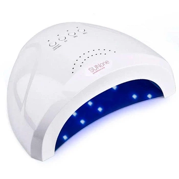 Лампа для манікюру зі знімним дном, 48 Вт LED+UV SUN ONE, Біла