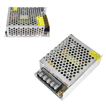 Импульсный блок питания 12V, 5A METAL / Трансформатор для LED ленты / Адаптер питания