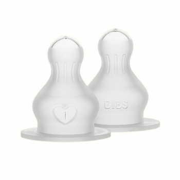 Змінні соски для пляшечки BIBS Medium Flow Silicone