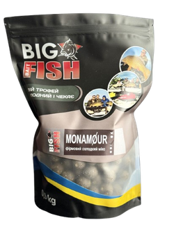Бойл варений Big Fish Baits monAmur 18 мм (Фрукти-ваніль-очерет),БФБма002