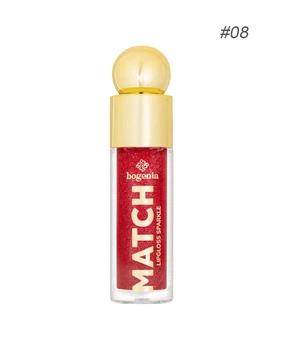 Блиск для губ Bogenia Match Lipgloss Sparkle (08)