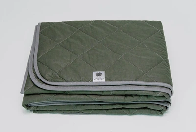 Одеяло из овечьей шерсти мериносов MERINO - Летнее Поплин Лавровое 160х200