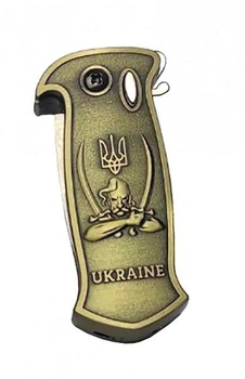 Запальничка турбо кишенькова з ножем та відкривалкою Ukraine