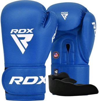 Боксерські рукавиці RDX AS2 BLUE 10 унцій (капа в комплекті) Сині (BGR-AS2U-10OZ)