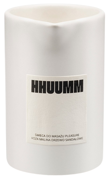 Świeca do masażu Hhuumm Pleasure Róża Malina Drzewo sandałowe 100 ml (5904238135983)