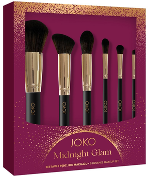 Zestaw pędzli do makijażu Joko Midnight Glam 6 szt (5903216802183)