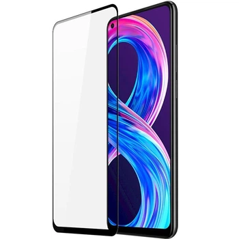 Защитное стекло Unipha Full Cover 9H для Realme 8 / 8 Pro Black