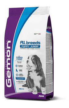Сухой корм Gemon Dog All Breeds Puppy & Junior Tuna Rice для щенков всех пород с тунцом и рисом 15 кг (арт 8009470386241)