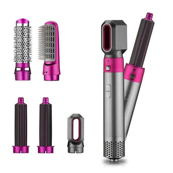 Стайлер фен – щетка TOP 5 в 1 Hot Air Styler для укладки волос с насадками