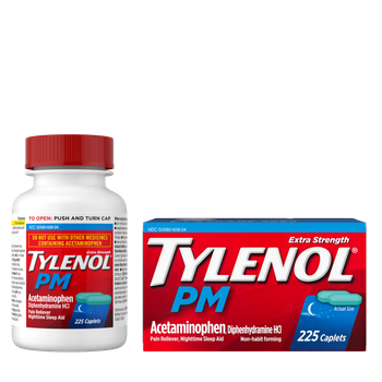 Tylenol PM 225 капсул Тайленол Нічне знеболювальне та снодійне