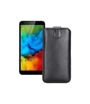 Витяжка з екошкіри для телефону 2E F534L Чорний