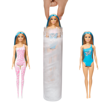 Набір сюрприз Barbie Color Reveal Райдужні та стильні кольорове перетворення