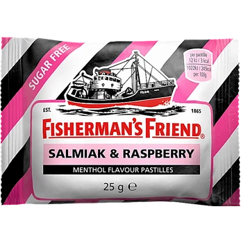 Пастилки для горла Fisherman’s Friend солодка+малина, 25 г hals_salmh_25
