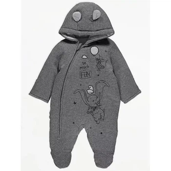 Комбинезон серый принт Винни Пух Disney baby at George 62см