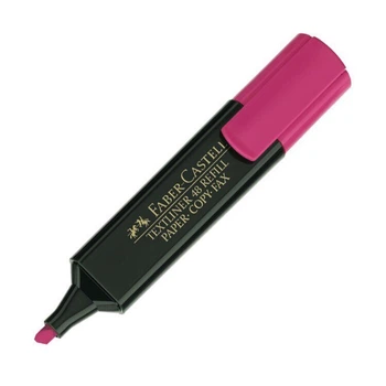 Маркер текстовий Faber-Castell 154828 рожевий (10) /154828/